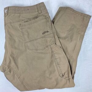 Kuhl Revolvr Pants Mens Size 40x30 Beige Khaki Hiking Outdoors